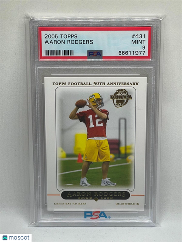 2005 Topps Aaron Rodgers #431 PSA 9