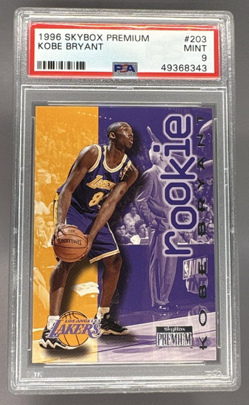 1996 Skybox Premium Rookie Kobe Bryant #203 PSA 9