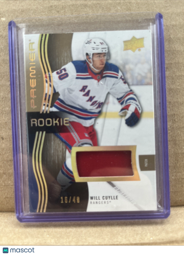 2023-24 Premier Gold Rookie Patch Will Cuylle #120 Patch Rookie