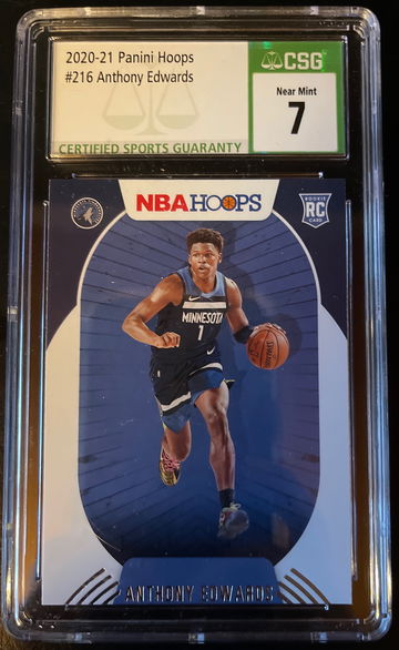 2020-21 Hoops  Anthony Edwards Rookie NM 7