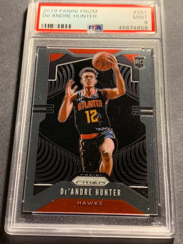 De’Andre Hunter 2019-20 Panini Prizm RC PSA 9