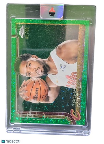 2024 Topps Chrome Donovan Mitchell #69 Green Speckle /99