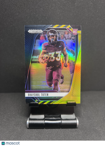2025 PRIZM DRAFT BHAYSHUL TUTEN BLACK GOLD /5 RC
