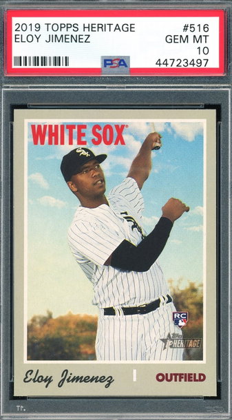 Eloy Jimenez 2019 Topps Heritage Rookie