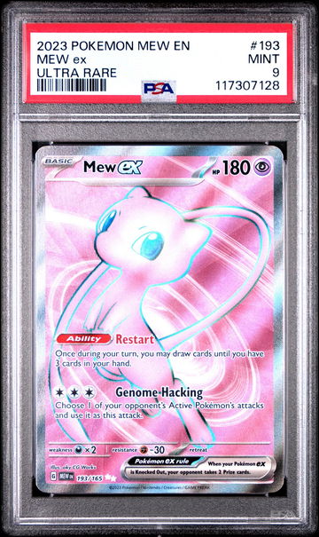 2023 Pokemon Scarlet and Violet 151 Ultra Rare Mew Ex #193 PSA 9