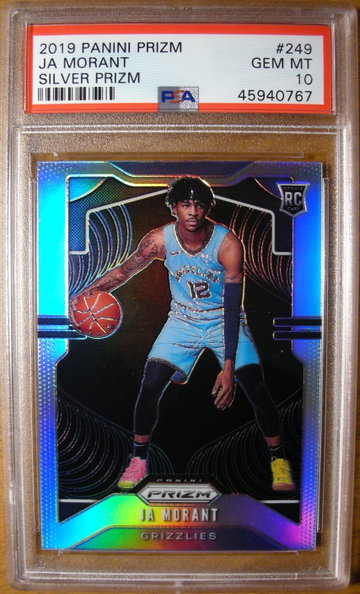 Ja Morant 2019 Prizm #249 Silver Prizm PSA 10