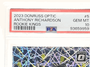 2023 DONRUSS OPTIC ROOKIE KINGS COLTS ANTHONY RICHARDSON #Unspecified PSA 10