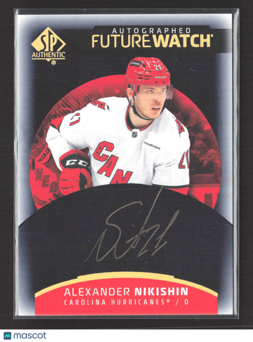 2026 Upper Deck SP Authentic Future Watch Alexander Nikishin #167 Mystery Black