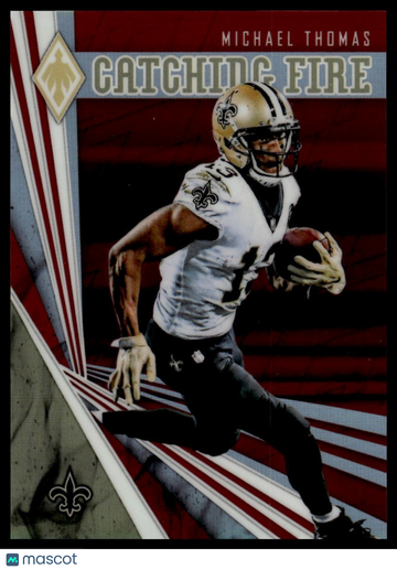 2019 Panini Phoenix Michael Thomas #13 Catching Fire Red SN