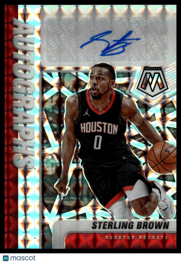 2020-21 Panini Mosaic Sterling Brown #AM-STB Autographs Mosaic AU