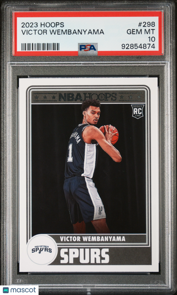 2023 Panini NBA Hoops Victor Wembanyama #298 PSA 10
