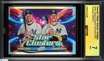 2025 Topps Cosmic Chrome Star Clusters Derek Jeter Aaron Judge #DSC-1 MBA 7