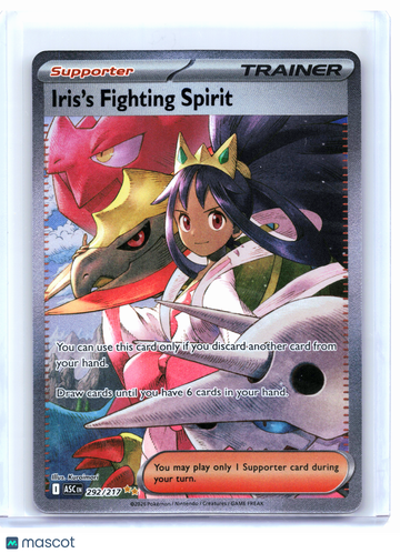 Ascended Heroes Iris's Fighting Spirit Holo Special Illustration Rare #292/217