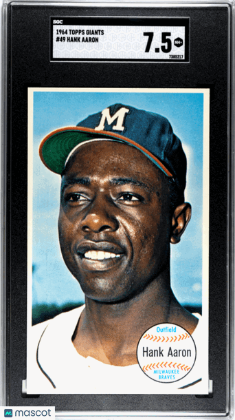 1964 Topps Giants Hank Aaron #49 SGC 7.5
