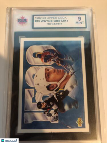 1992-93 Upper Deck Wayne Gretzky #33 KSA 9