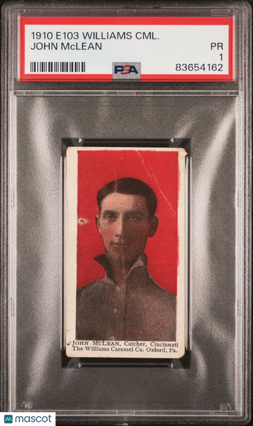 1910 E103 Williams Caramels John Mclean PSA 1