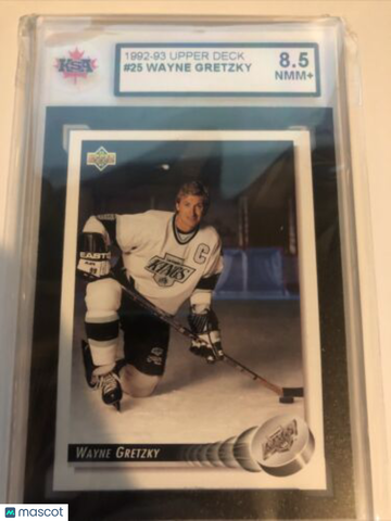 1992-93 Upper Deck Wayne Gretzky #25 KSA 8.5