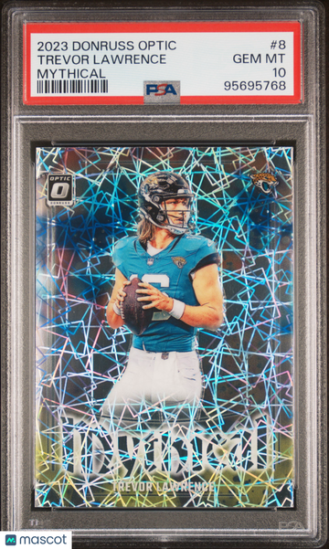 Graded 2023 Panini Donruss Optic Mythical Trevor Lawrence #8 PSA 10 Football Card