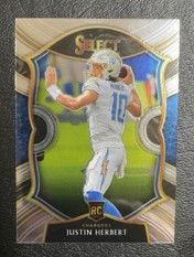 Justin Herbert Rookie #44 2020 Panini Select Los Angeles Chargers