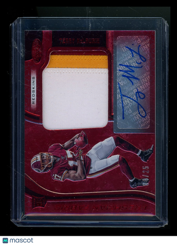2019 Panini Certified Terry McLaurin #232 /25 Autograph Patch