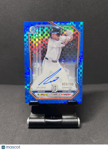 2026 CHROME MAX CLARK BLUE X-FRACTOR AUTO /150