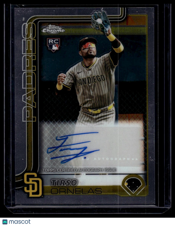 2025 Topps Chrome Update Tirso Ornelas #AC-TO Chrome Update Autographs AU