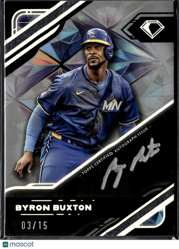 2025 Topps Diamond Icons Byron Buxton #BPA-BBU Black Polychromatink /15