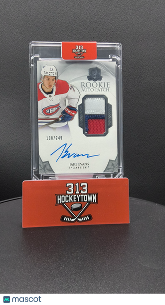 2019 Upper Deck The Cup Jake Evans #134 /249 Rookie Auto Patch