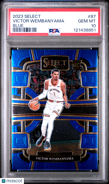 2023 Panini Select Victor Wembanyama #87 Blue PSA 10