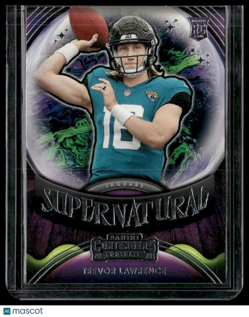 2021 Panini Contenders Trevor Lawrence #SN-TLR Supernatural
