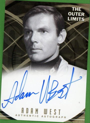 Rittenhouse Adam West The Outer Limits VG Auto