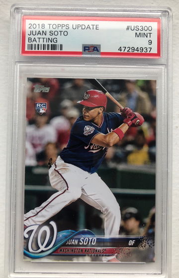 2018 Topps Update Juan Soto US300 300 PSA 9