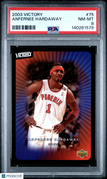 2003 Upper Deck Victory Anfernee Hardaway #75 PSA 8