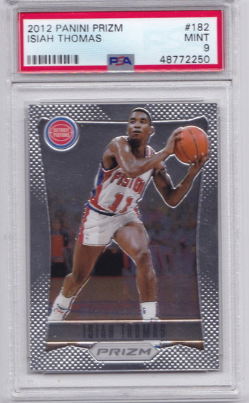 Isiah Thomas 2012 Prizm PSA 9