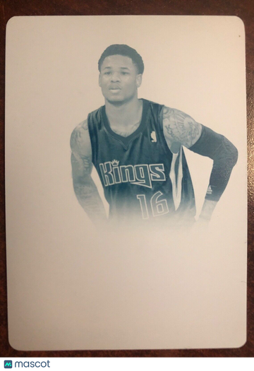 2013-14 Panini National Treasures BEN MCLEMORE #118 CYAN Printing Plate 1/1
