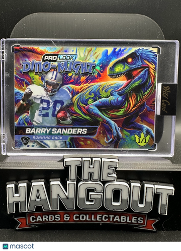 2025 Wild Card Pro-Look Dino-Might Barry Sanders #DMPRAP1-BS 1/1 /1