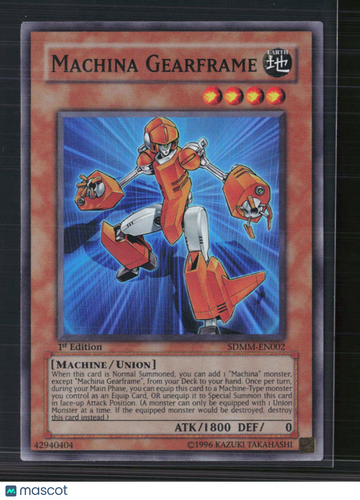 2010 Konami Machina Mayhem Structure Deck Machina Gearframe 1st Edition