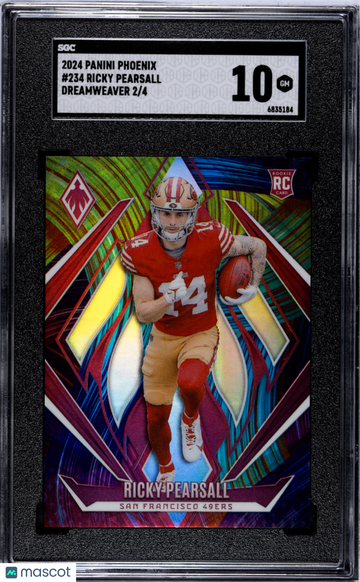 2024 Panini Phoenix Ricky Pearsall #234 Dreamweaver SGC 10
