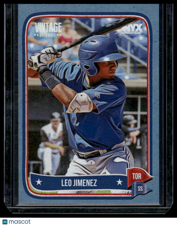 2024 Onyx Vintage Leo Jimenez #OVLEJI Aqua Bordered SN