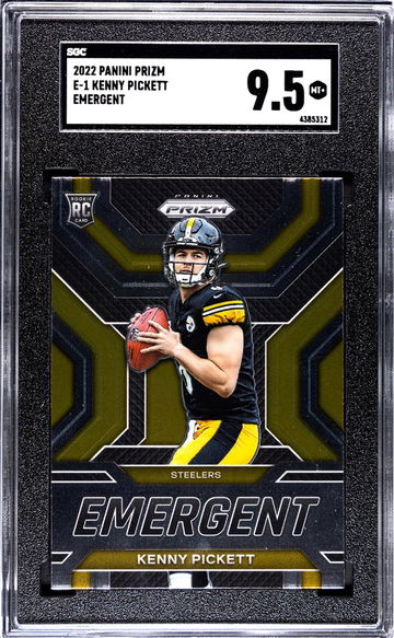 2022 Panini Prizm Emergent Kenny Pickett #E-1 RC SGC 9.5