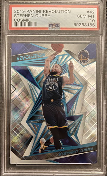 2019 Panini Revolution Steph Curry Cosmic PSA 10  /100