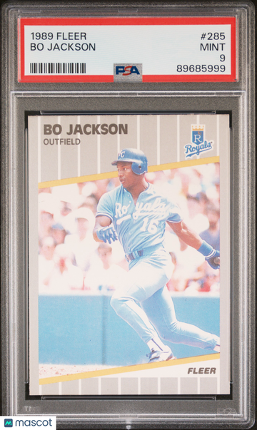 1989 Fleer Bo Jackson #285 PSA 9