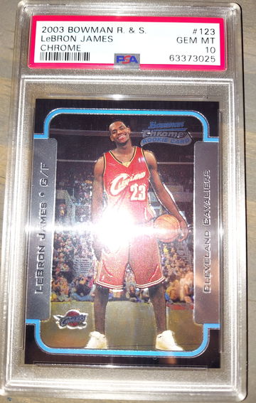 Lebron James Bowman Chrome RC PSA 10