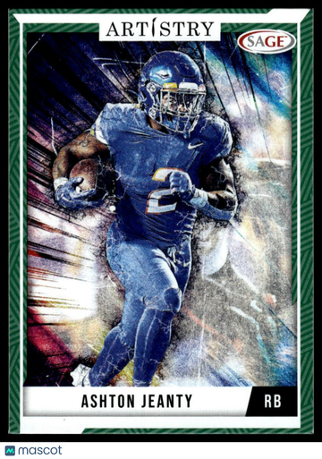 2024 SAGE Artistry Ashton Jeanty #62 Green