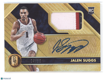 2021 Panini Chronicles Gold Standard Draft Picks Jalen Suggs #GS-JSU /10 Patch RC