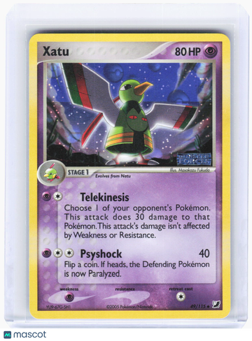 Unseen Forces Xatu Reverse Holo Uncommon [Lightly Played] #49