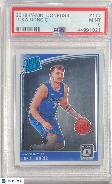 2018 Panini Donruss Luka Doncic #177 PSA 9