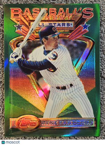 1993 Topps Finest Ryne Sandberg #105 Refractor