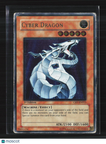 2005 Yu-Gi-Oh! Cybernetic Revolution Cyber Dragon Super Rare 1st Edition #CRV-EN015