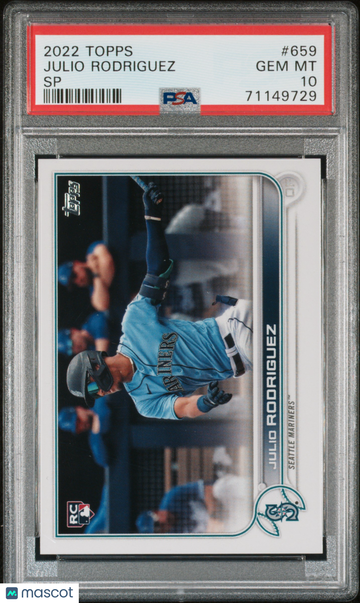 2022 Topps Julio Rodriguez #659 SP PSA 10